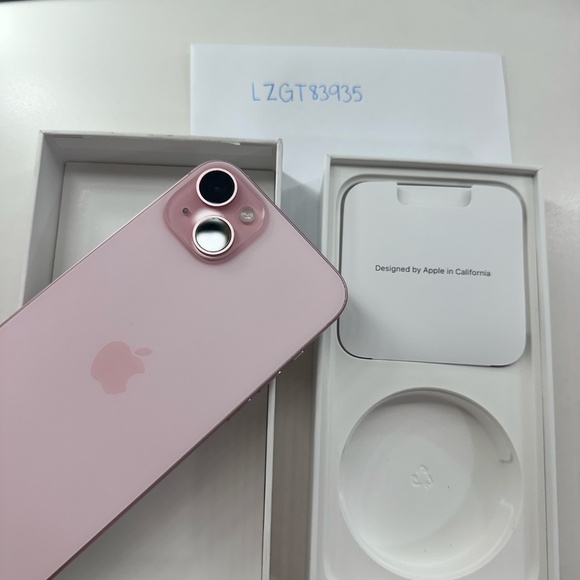 iPhone 15 Plus – Pink – 256GB (Verizon) in mint condition